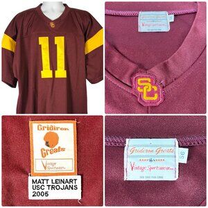 Matt Leinart USC Trojans Gridiron Greats Football jersey size 56 3XL 64x43in
